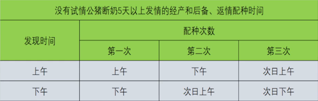 母猪配种时间